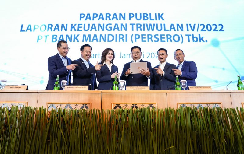 Paparan publik laporan keuangan triwulan IV/2022, PT. Bank Mandiri. (dok. bankmandiri.co.id)
