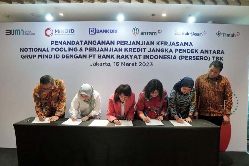 Penandatanganan Kerjasama MIND ID dengan BRI