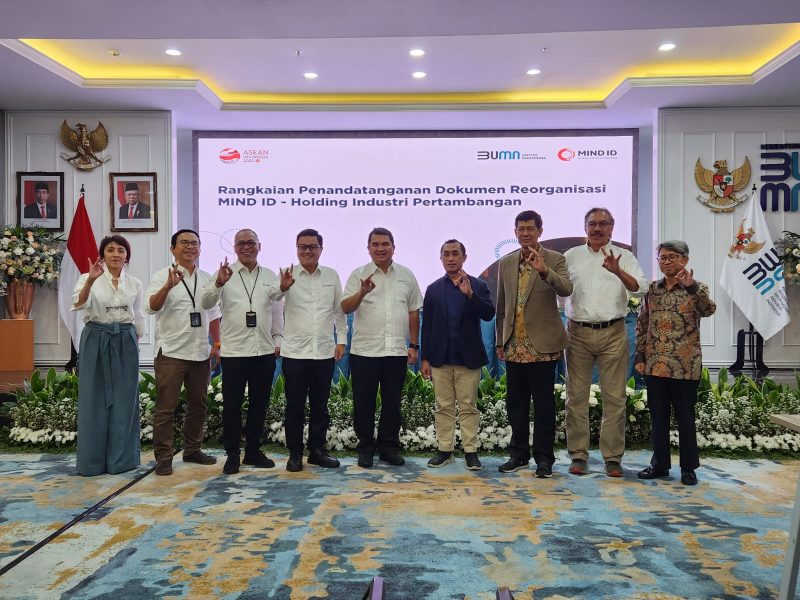 Penandatanganan dokumen transformasi MIND ID - INALUM dilakukan dalam Rapat Umum Pemegang Saham (RUPS) yang berlangsung di Jakarta. 